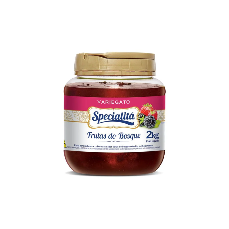 recheio Specialita Variegato Frutas do Bosque  2kg