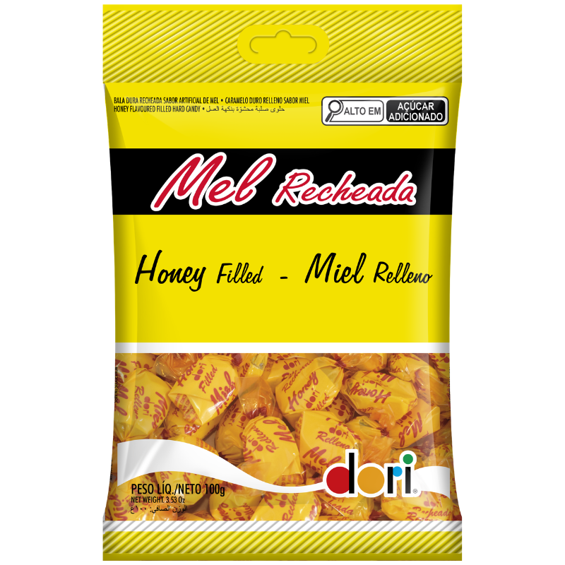 Bala Dori Mel Recheada 150g