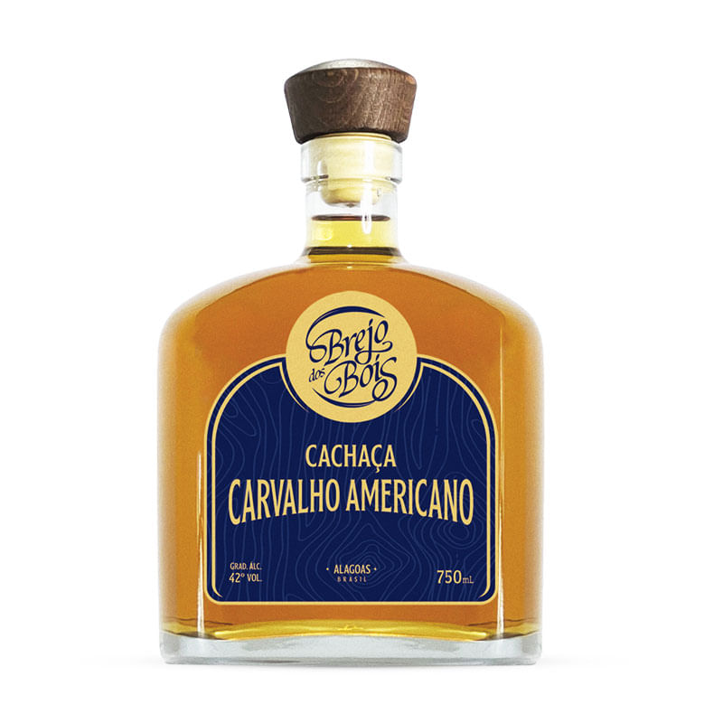 Cachaça Brejo dos Bois Carvalho Americano 750ml