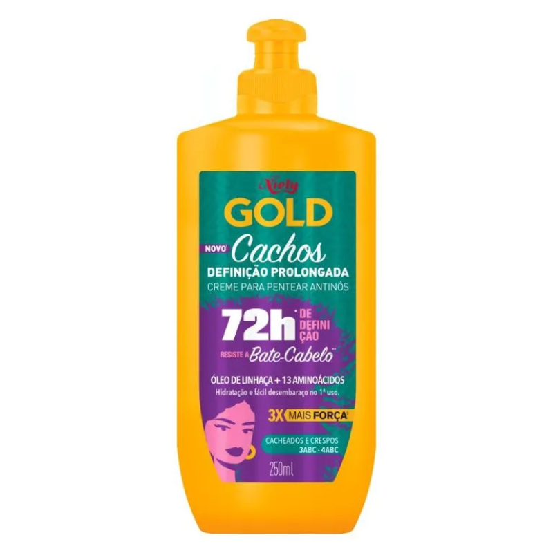 Creme Pentear Niely Gold 250g Cachos do Seu Jeito