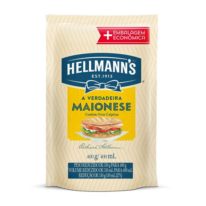 Maionesse Hellmanns 400g Doypack