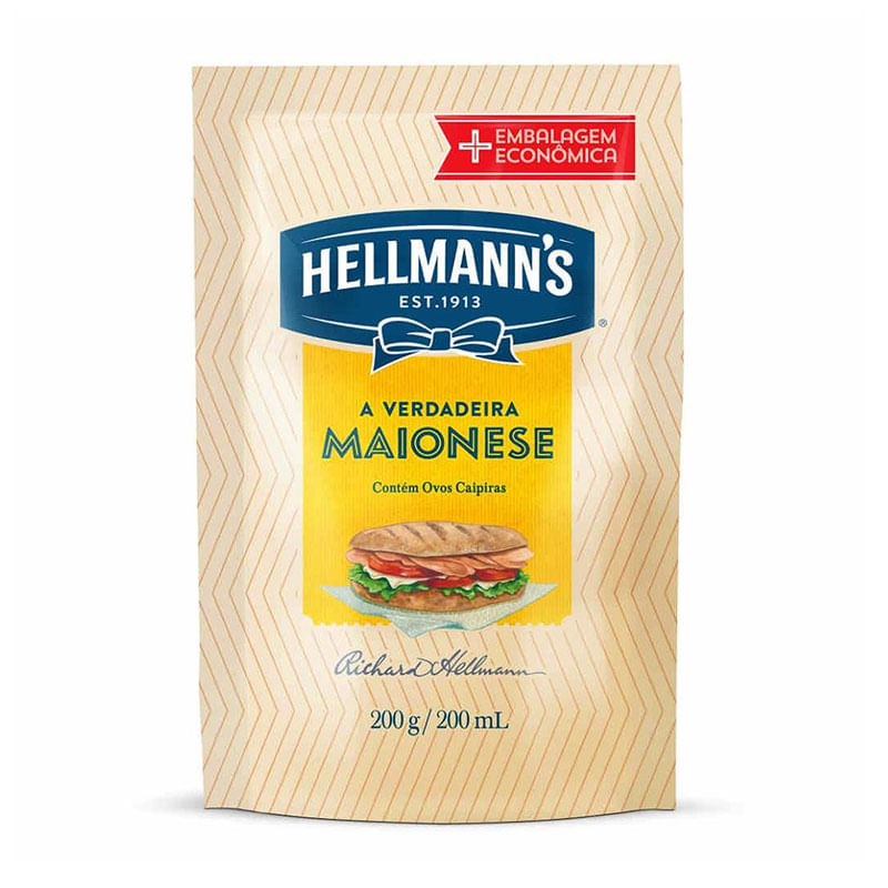 Maionese HellManns Doypack 200g