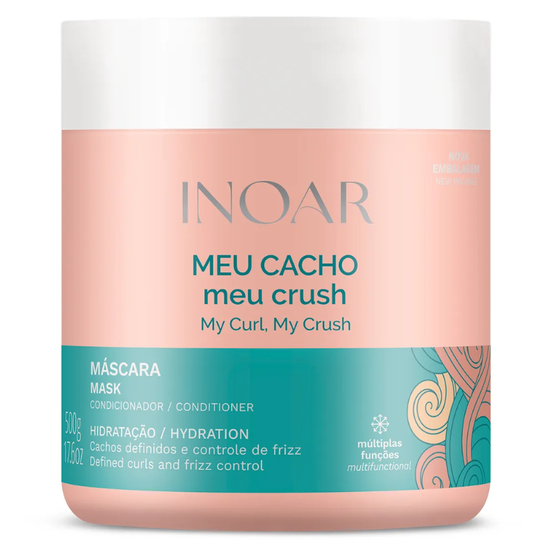 Máscara Inoar Meu Cacho, Meu Crush 500g