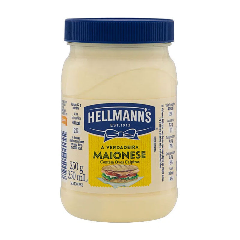 Maionese HellManns Pote 250g