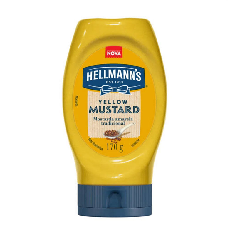 Mostarda Hellmanns Squeeze 170g