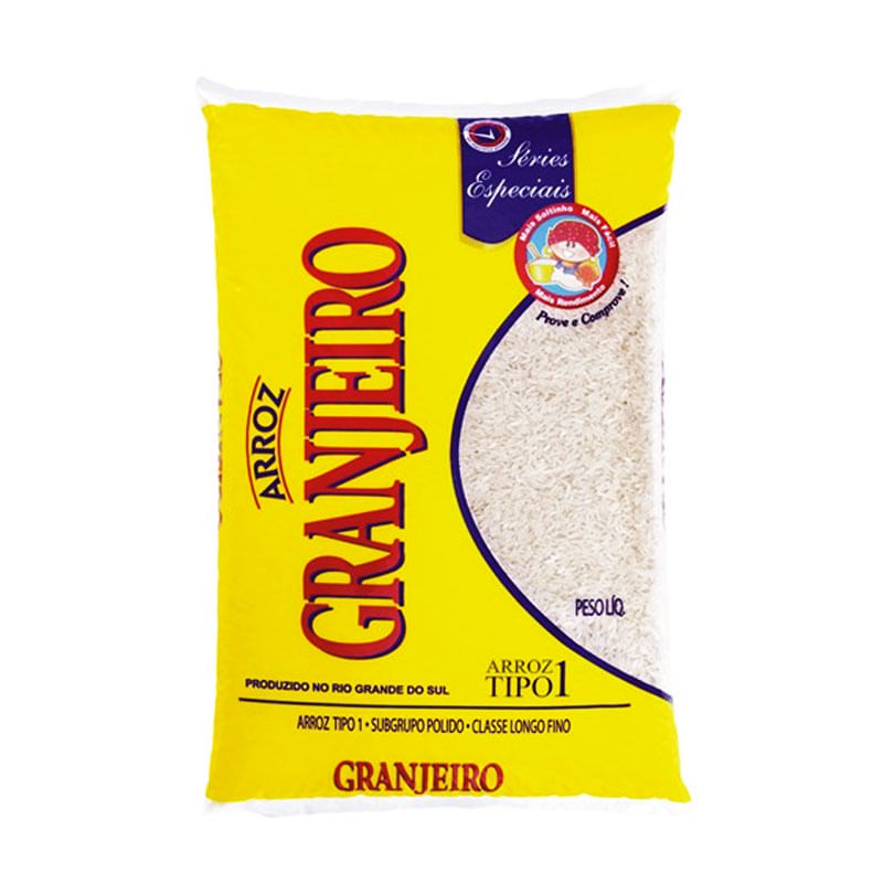 Arroz Branco Granjeiro Tipo 1 1kg