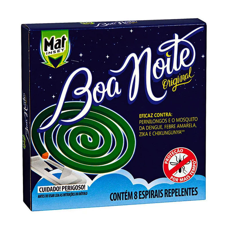 Repelente Espiral Mat Inset Original Boa Noite 