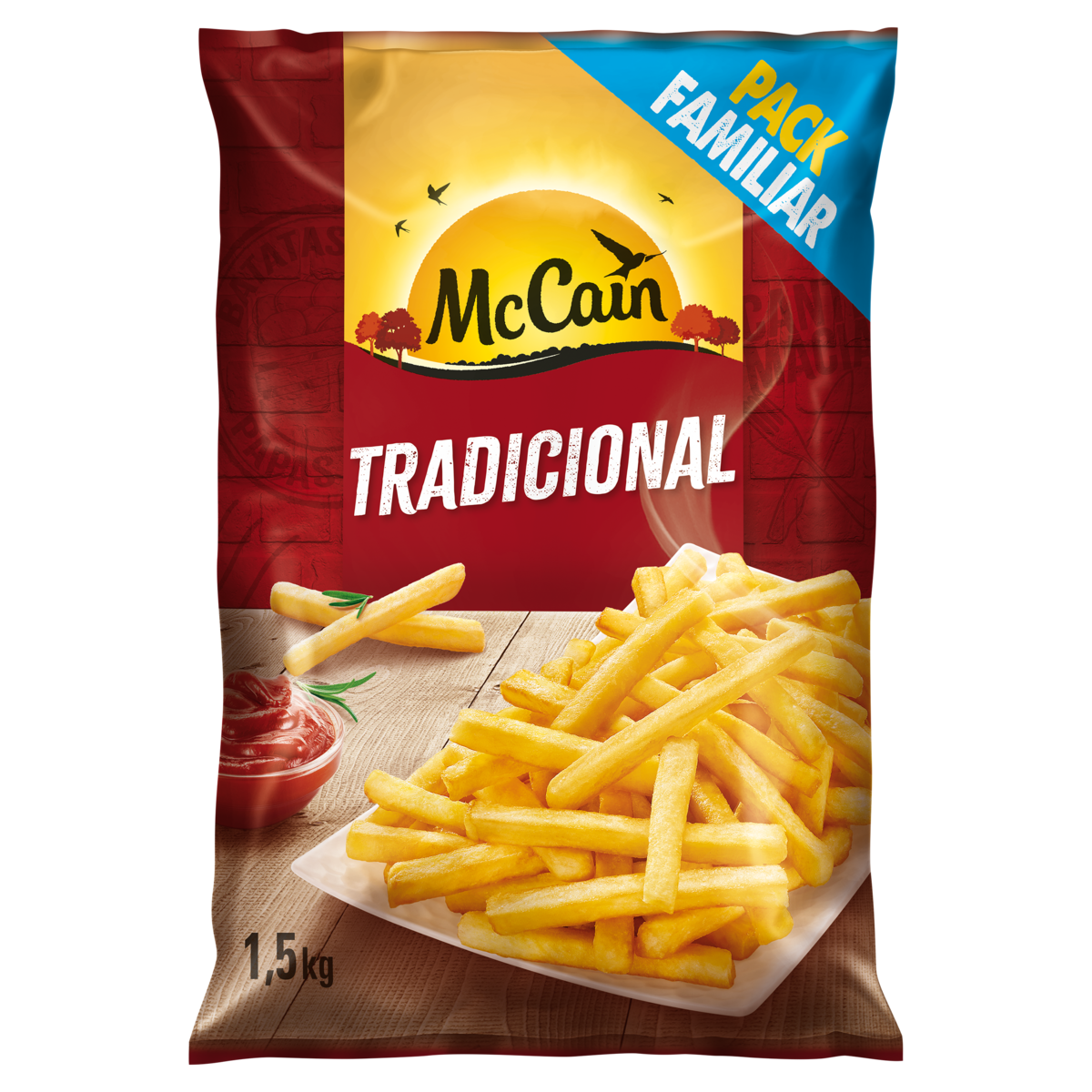 Batata Pré Frita Tradicional McCain 1,5kg