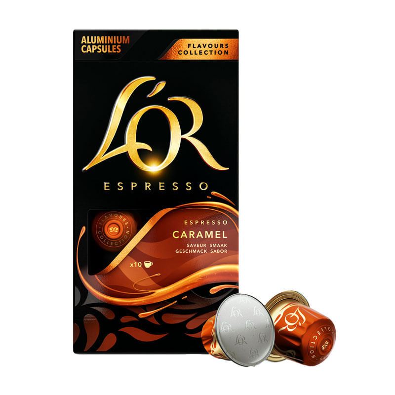 Cápsulas de Café L'or Caramelo 1x10