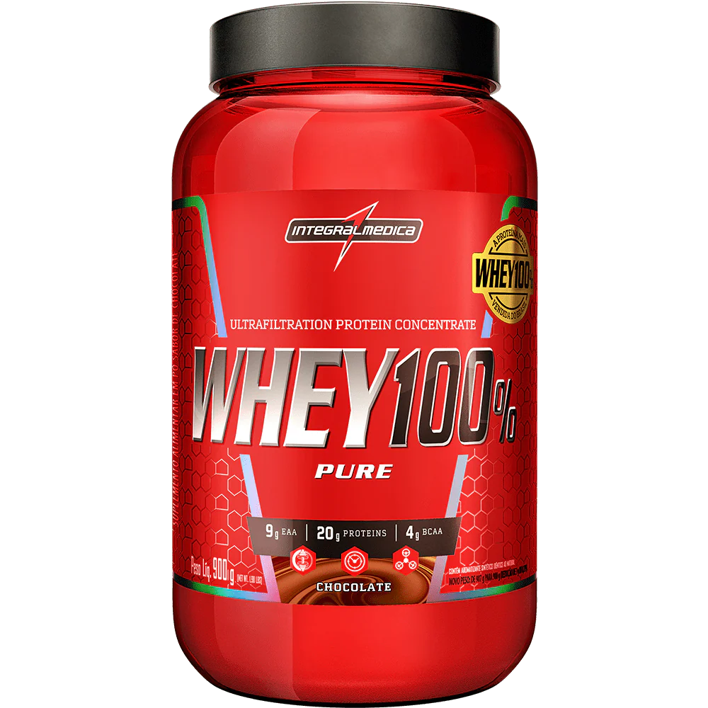 Whey 100% Integral Medica Pure Chocolate 900g