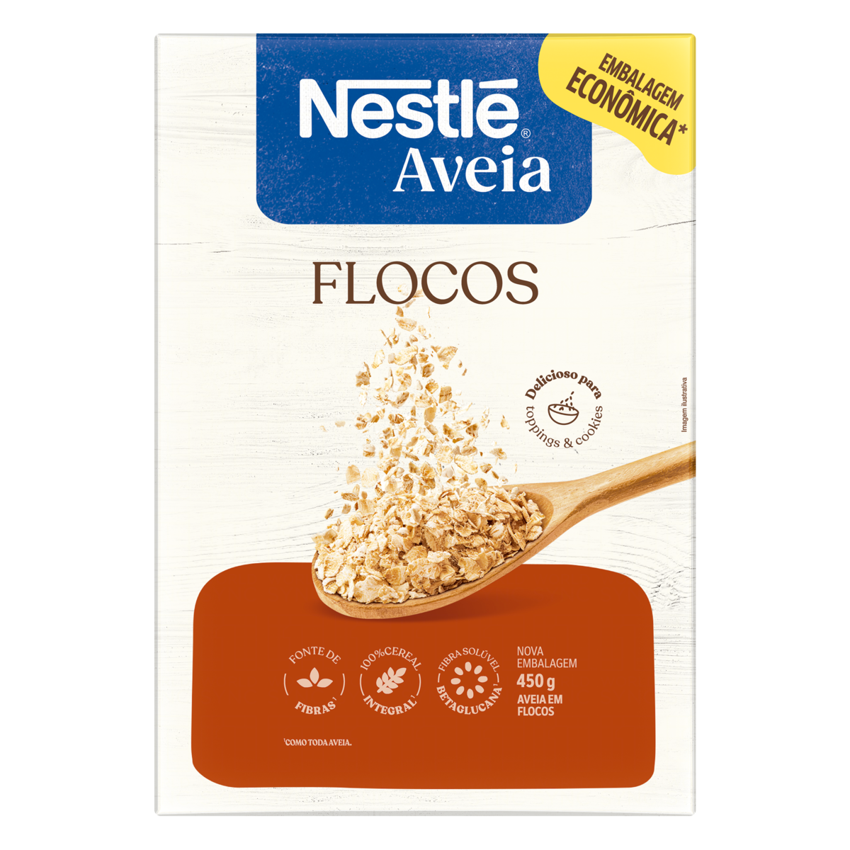 Aveia Nestlé Flocos 450g