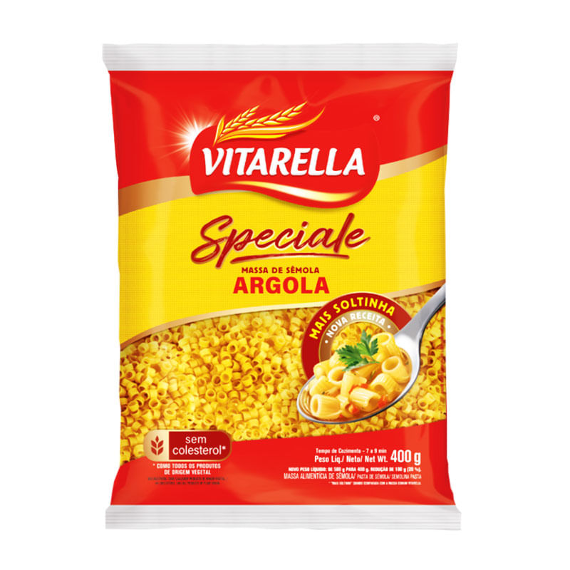 Macarrão de Sêmola  Argola Vitarella 400g