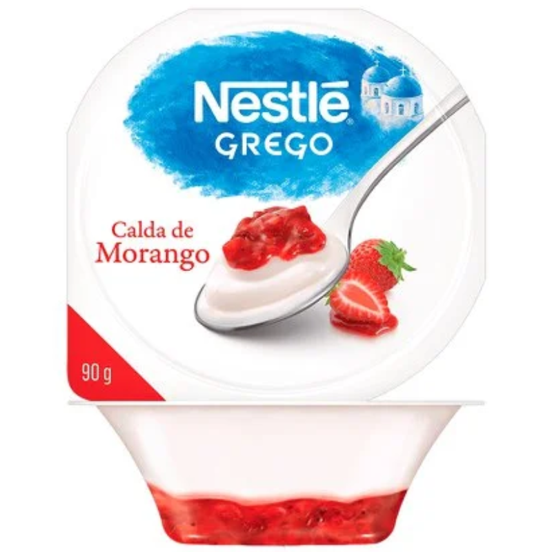 Iogurte Grego Calda De Morango Nestlé 90g