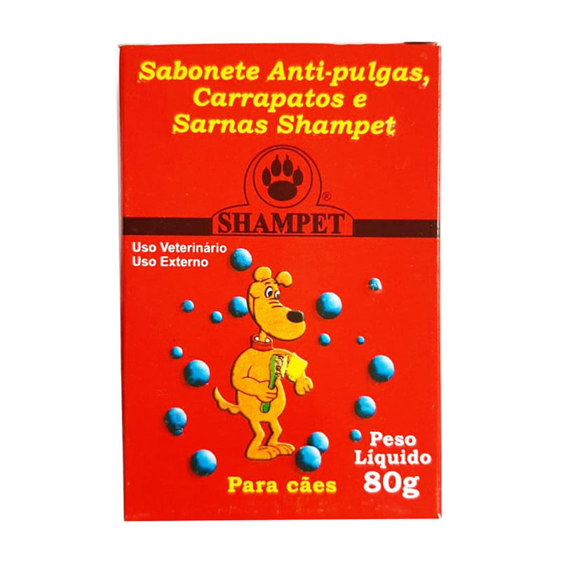Sabonete Shampet Anti-Pulgas 80g