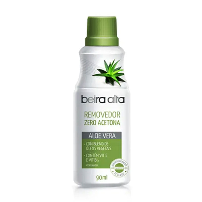 Removedor Zero Acetona Beira Alta Aloe Vera 90ml
