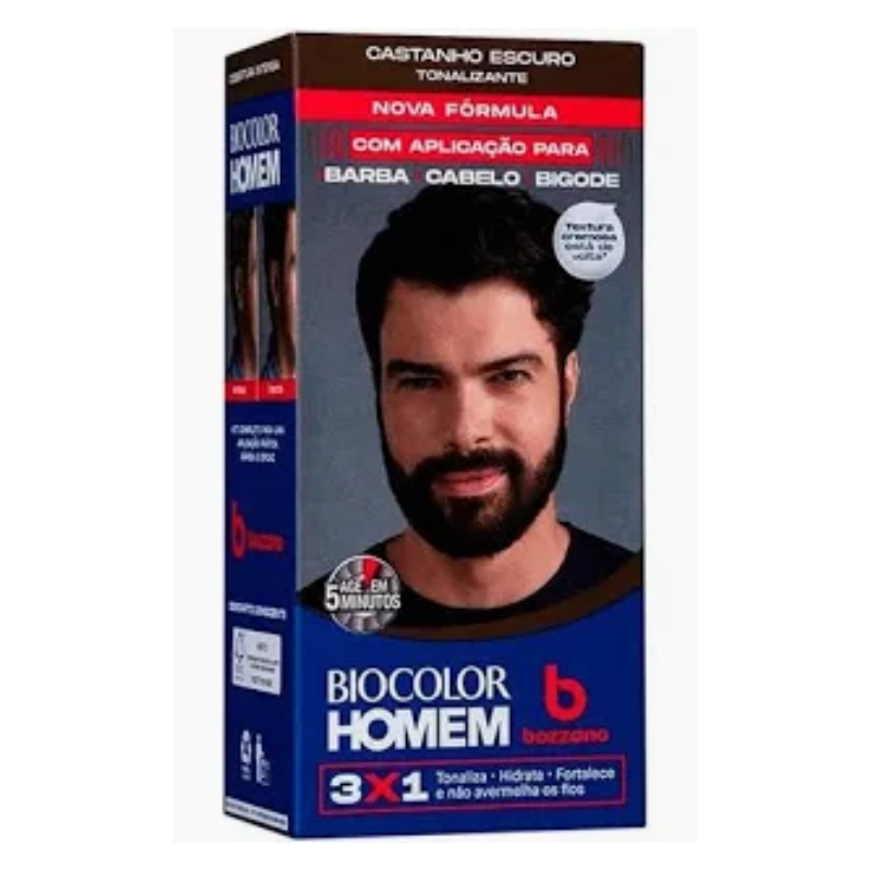 Tonalizante Biocolor Homem Castanho Escuro