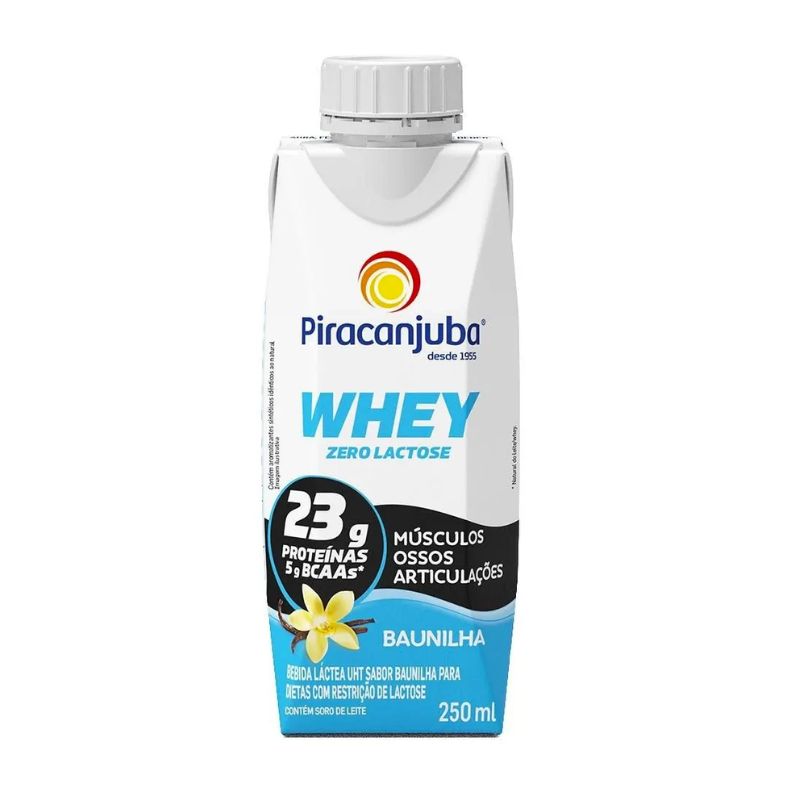 Bebida Láctea Whey Zero Lactose Baunilha 250ml