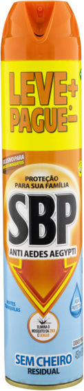 Inseticida SBP Aerossol Leve mais Pague menos Aedes Aegypti 450ml