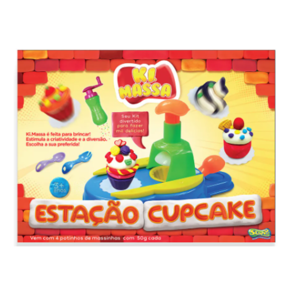 KIT MASSINHA ESTACAO CUPCAKE