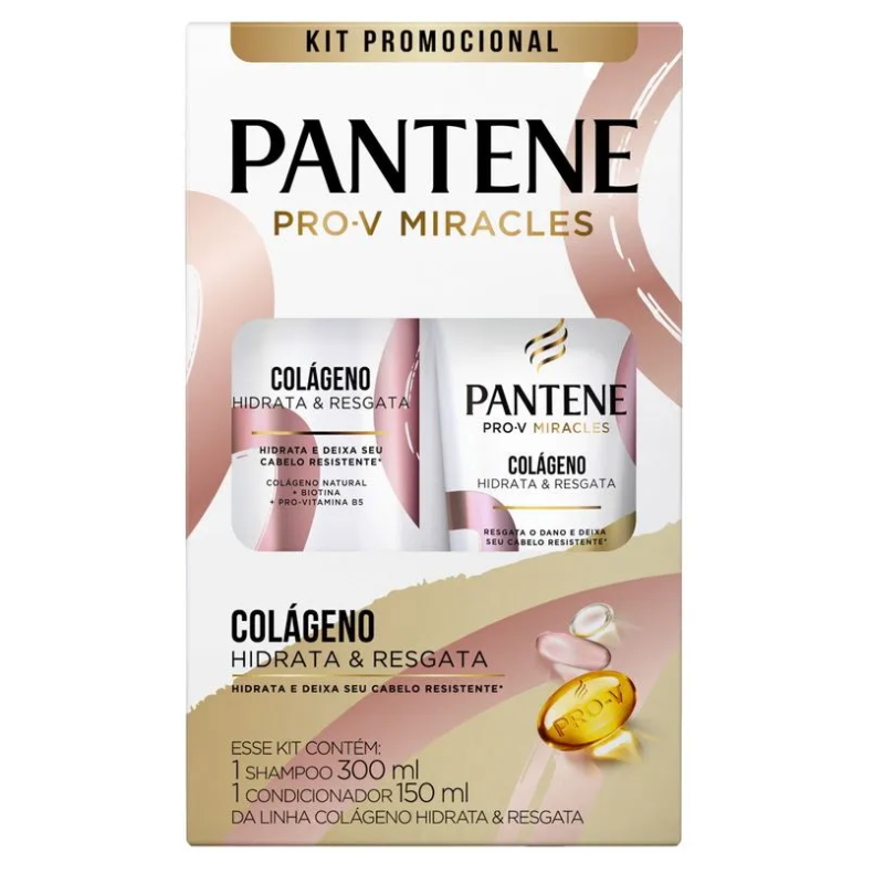 Shampoo 200ml + Condicionador 175ml Pantene Micellar