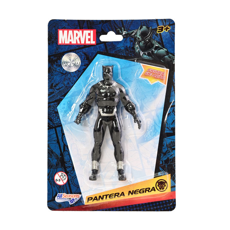 Brinquedo Marvel Pantera Negra 9,5cm