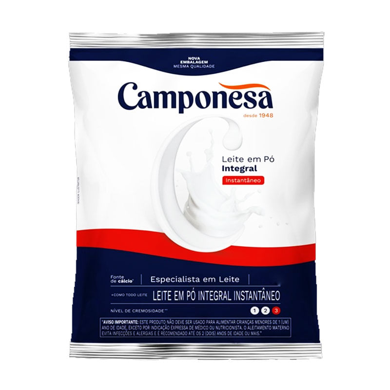 Leite em Pó Camponesa Instantâneo 1kg