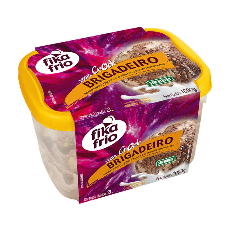 Sorvete Fika Frio 2L Brigadeiro