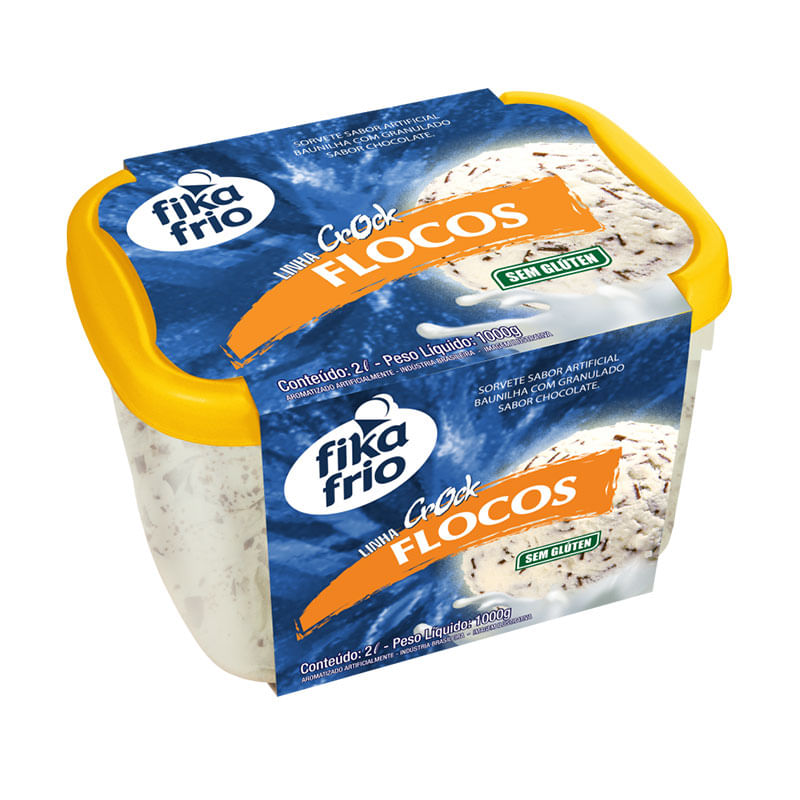 Sorvete Fika Frio 2L Flocos