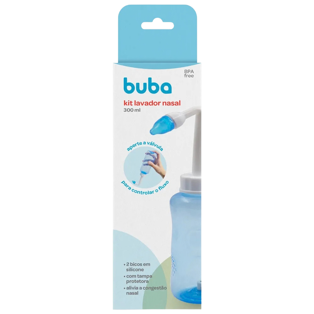 Kit Lavador Nasal 300ML - Buba 