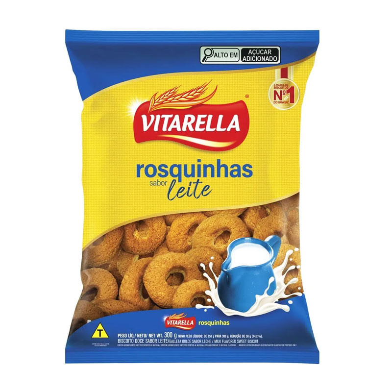 Biscoito Rosquinha Vitarella Leite 300g