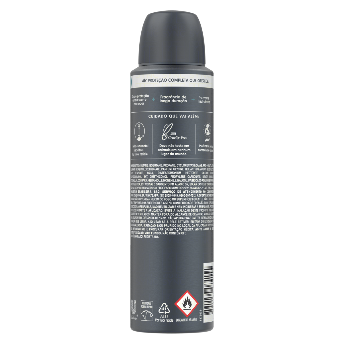 Desodorante Aerosol Dove  Men Care Eucalipto e Menta 150ml 