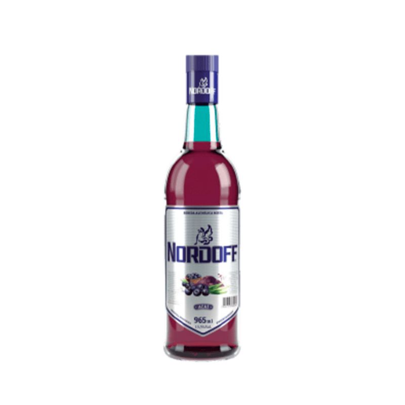 VODKA NORDOFF CHICLETINHO 965ML ACAI 