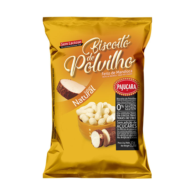 Biscoito Pajuçara Polvilho 35g Natural