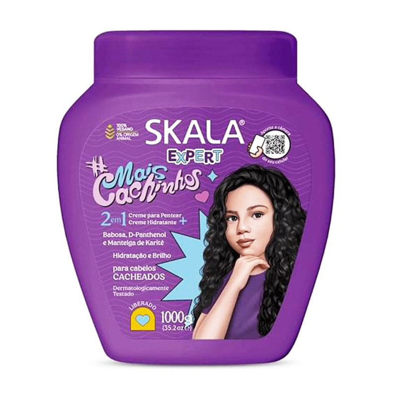 Creme para Tratamento Skala Kids Mais Cachinhos 1kg