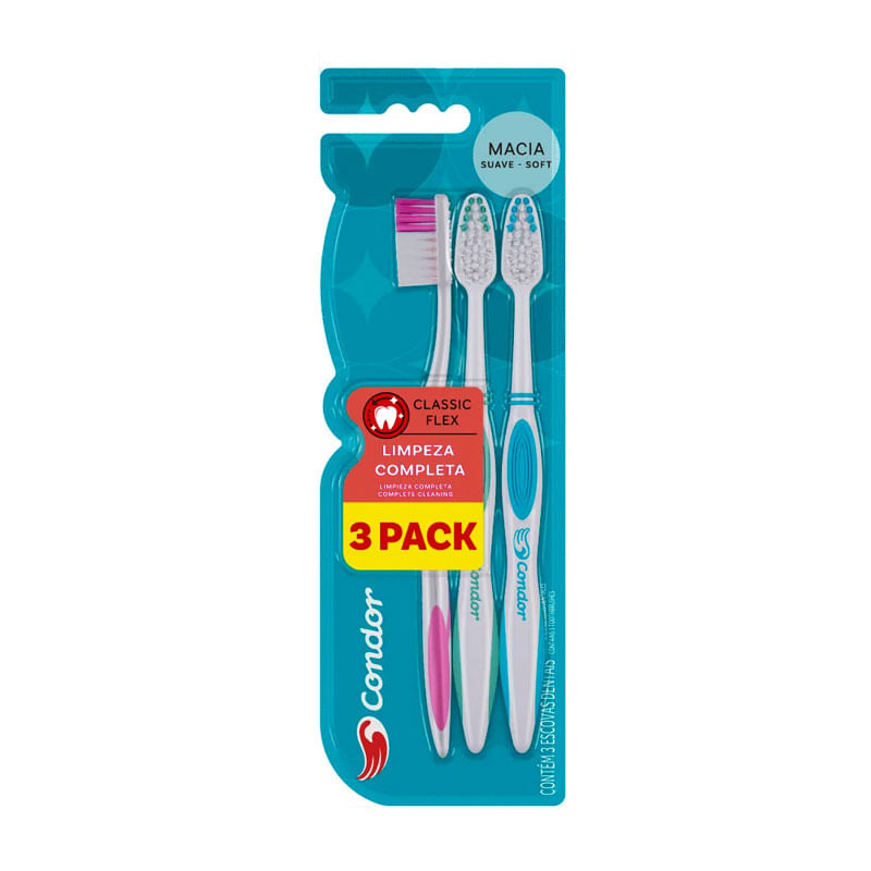 Escova Dental Condor Classic 8375 1x3un
