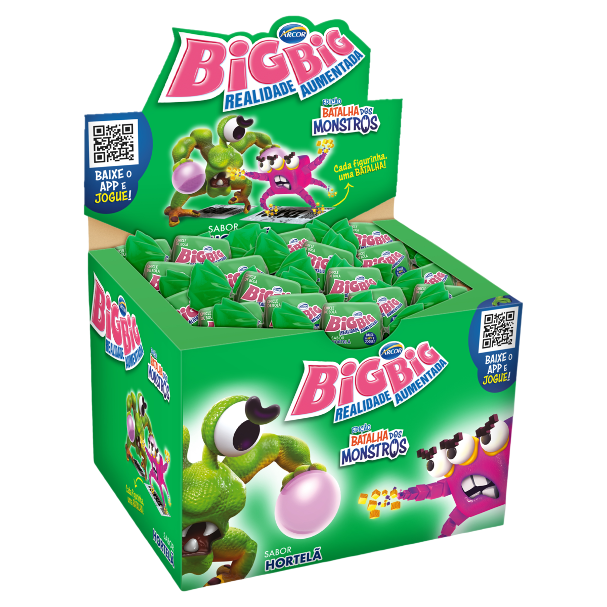 CHICLE ARCOR BIGBIG 315G HORTELA 