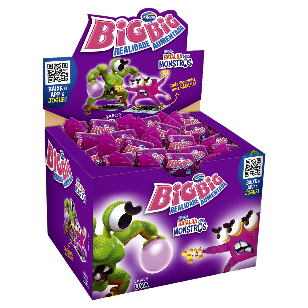 CHICLE ARCOR BIGBIG 315G UVA