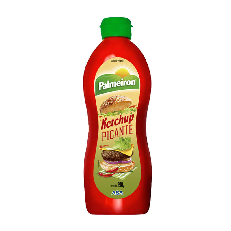 CATCHUP PALMEIRON PET 370G PICANTE 