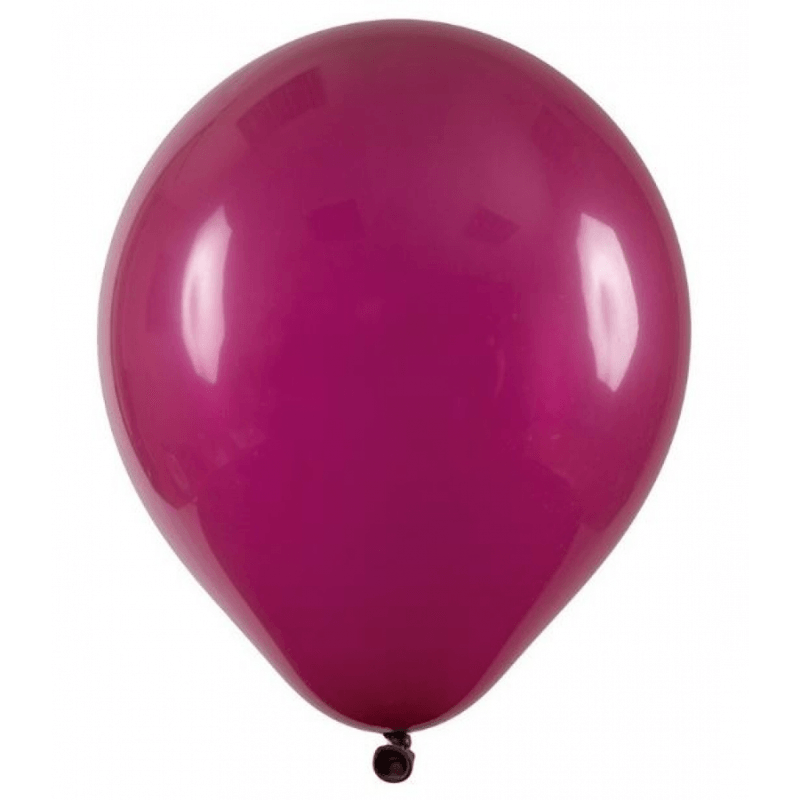 Balao Liso Granfesta 9 Redondo  Magenta  50un
