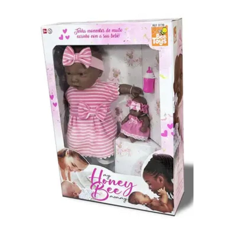Boneca Honey Bee Mommy Negra Bee Toys