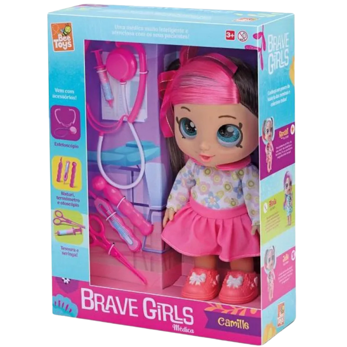 Boneca Brave Girls Camille Médica - Bee Toys