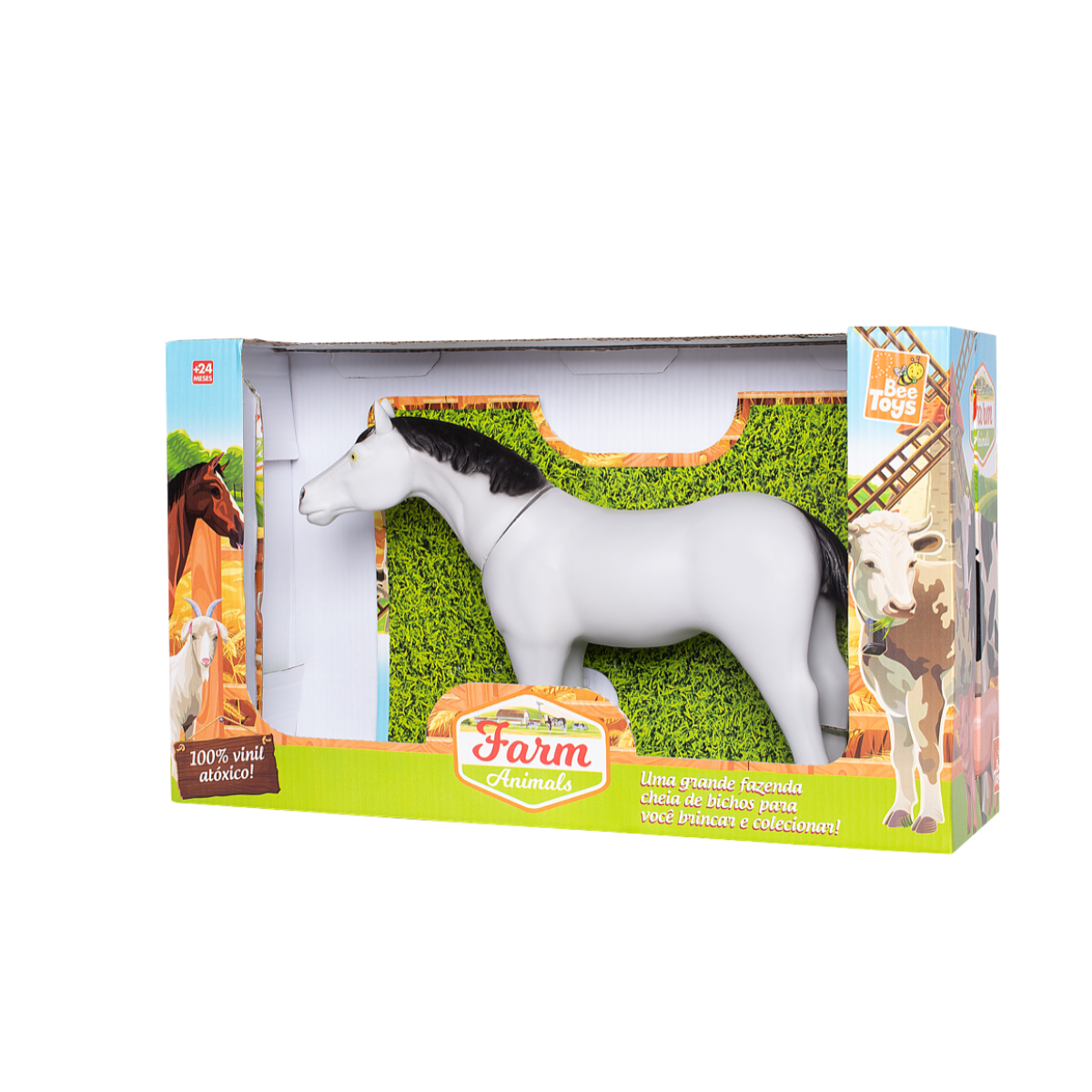 Cavalo Branco Bee Toys 
