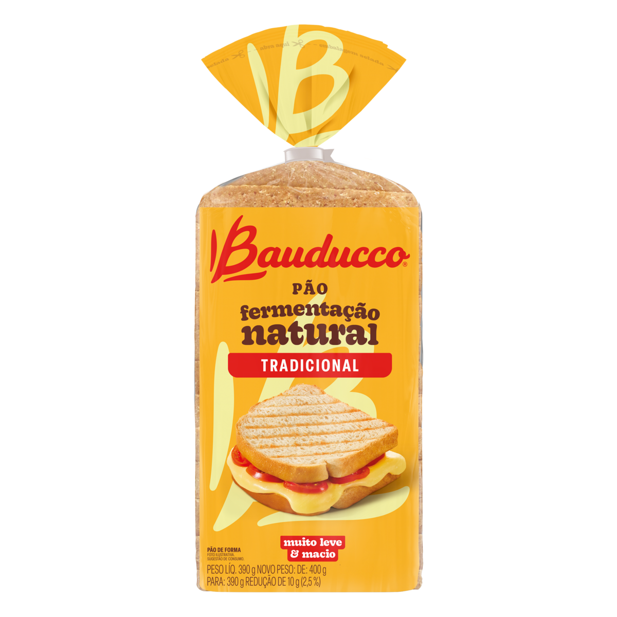 Pão De Forma Bauducco 390g Tradicional