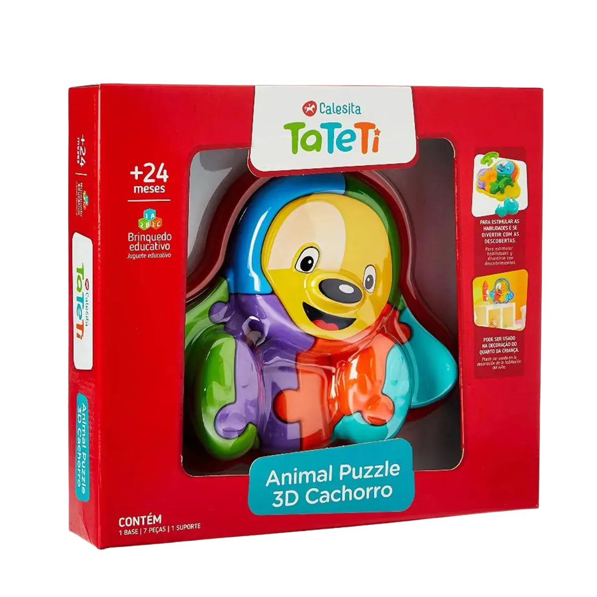 Animal Puzzle 3D Cachorro - Tateti