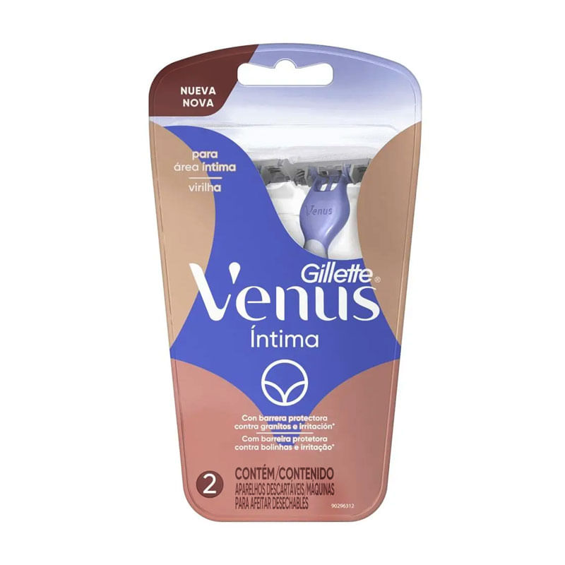 Aparelho Barbear Venus Depilação Intima 1x2un