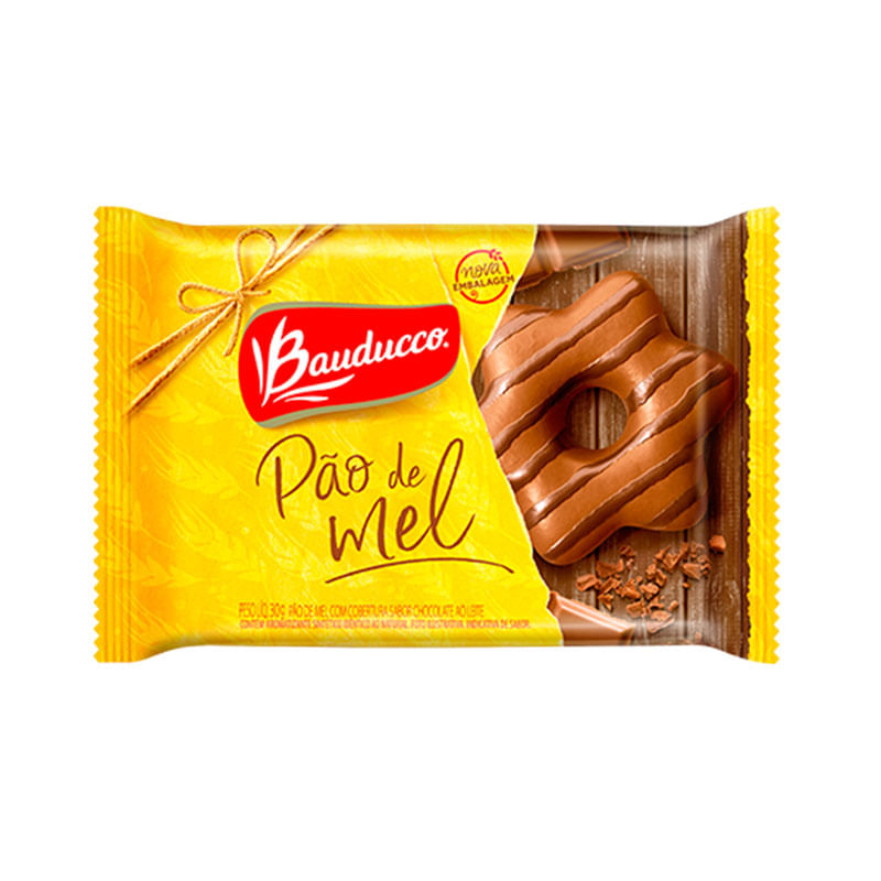 Pão de Mel Bauducco Chocolate Leite 30g