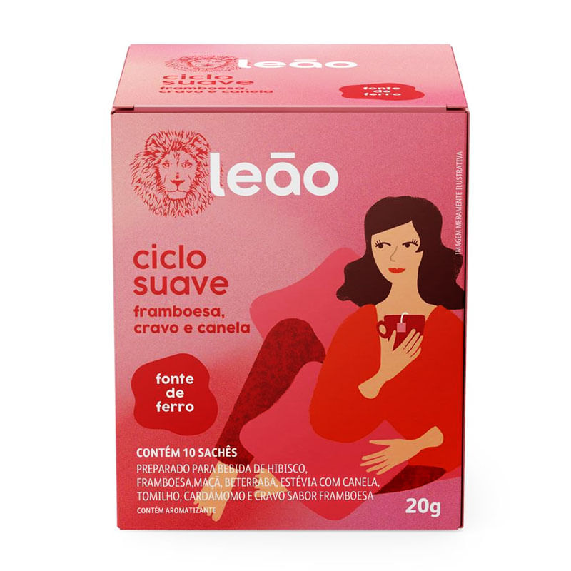 Chá Leão Fases Ciclo Suave 20g