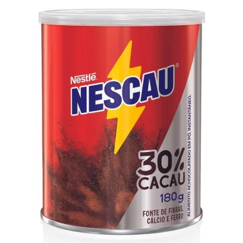 Achocolatado em Pó 30% Cacau Nescau Lata 180g
