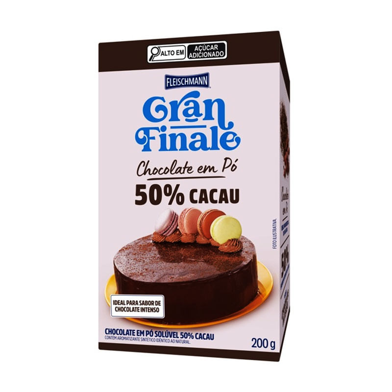 Chocolate em Pó 50% Cacau Gran Finale 200g