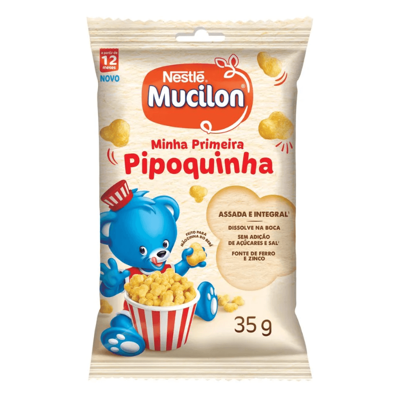 SNACK MUCILON 35G PIPOQUINHA MILHO